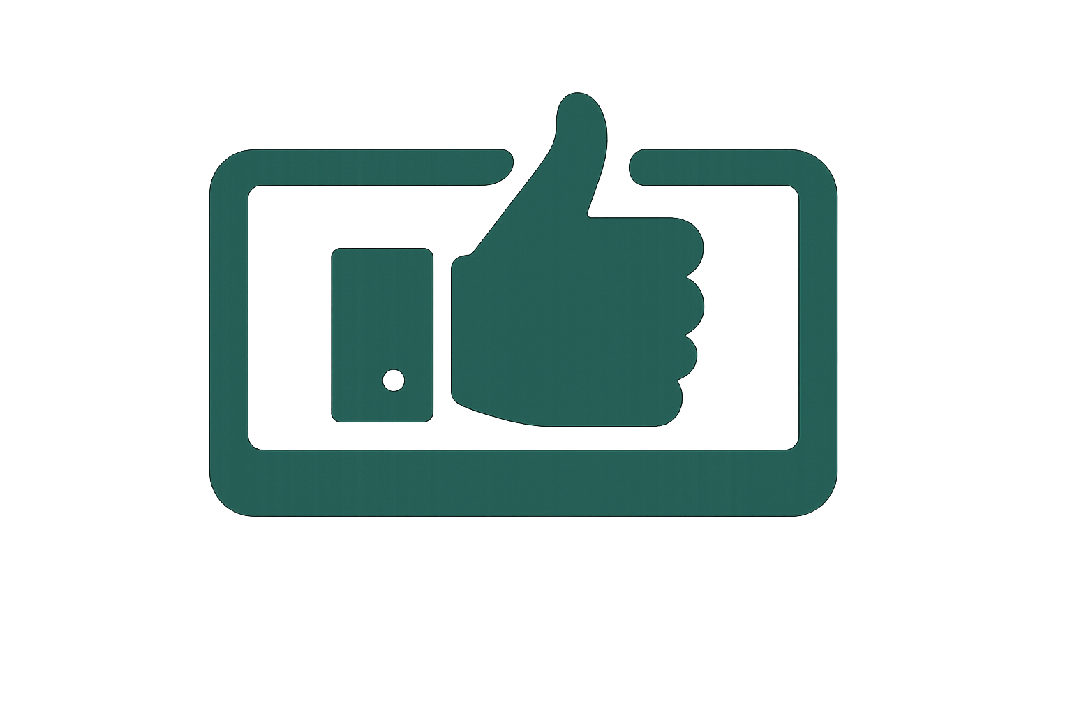 Icône de pouce levé représentant le confort et la satisfaction des utilisateurs.