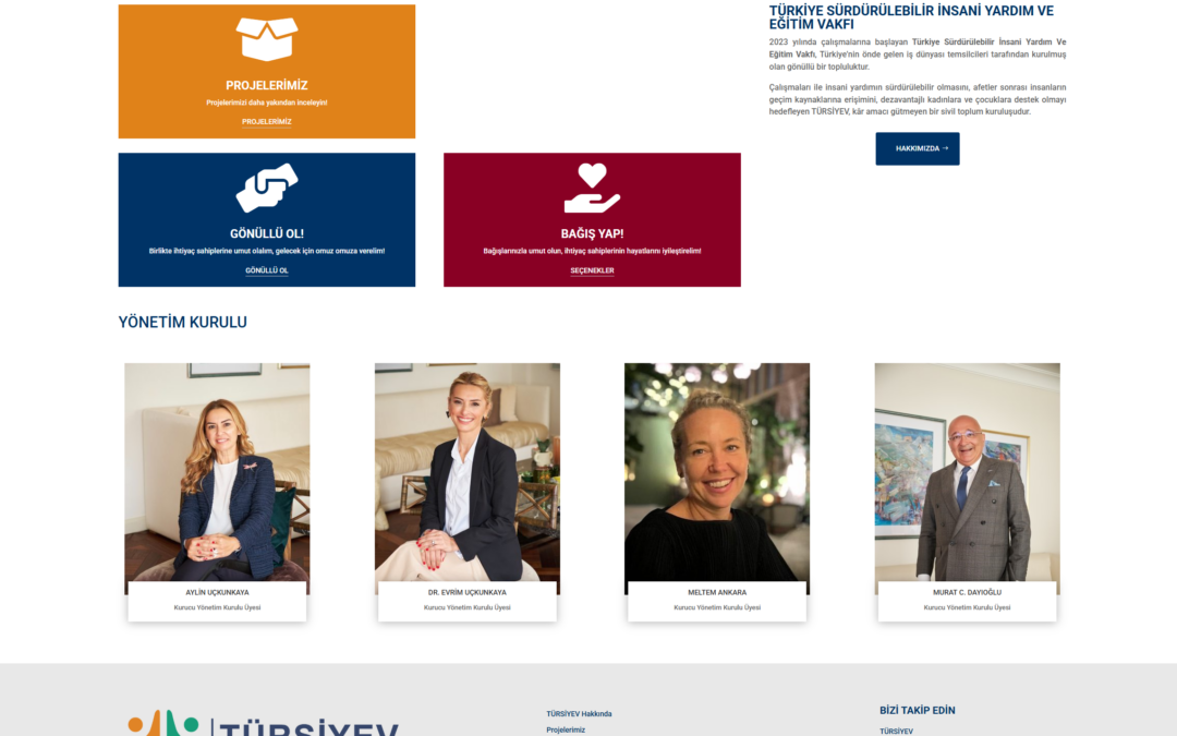 Türsiyev – Turkey Sustainable Humanitarian Aid and Education Foundation